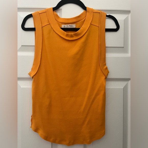✨ Free People ✨ Kate Sleeveless Tank Top (Mustard Yellow) - Picture 3 of 7